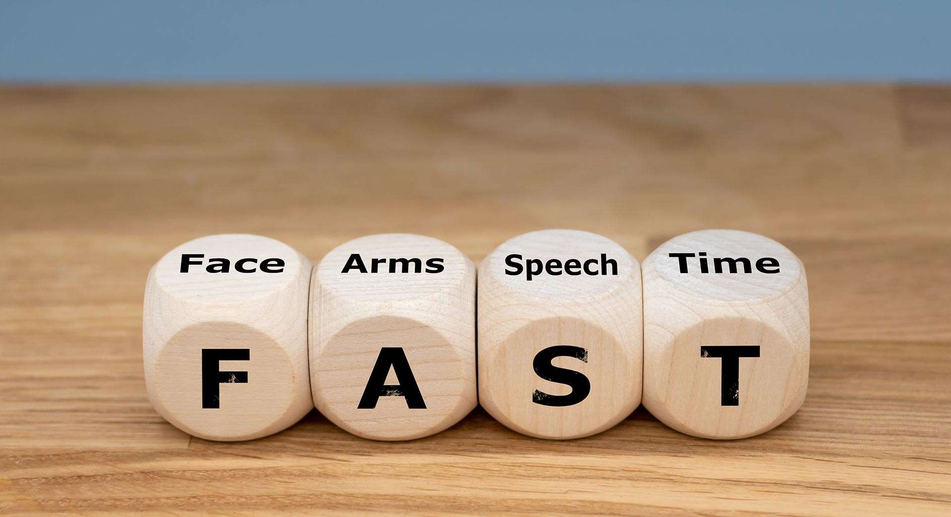 The acronym FAST is used as mnemonic to help a person having a stroke. FAST stands for facial drooping, arm weakness, speech difficulties and time to call emergency services.