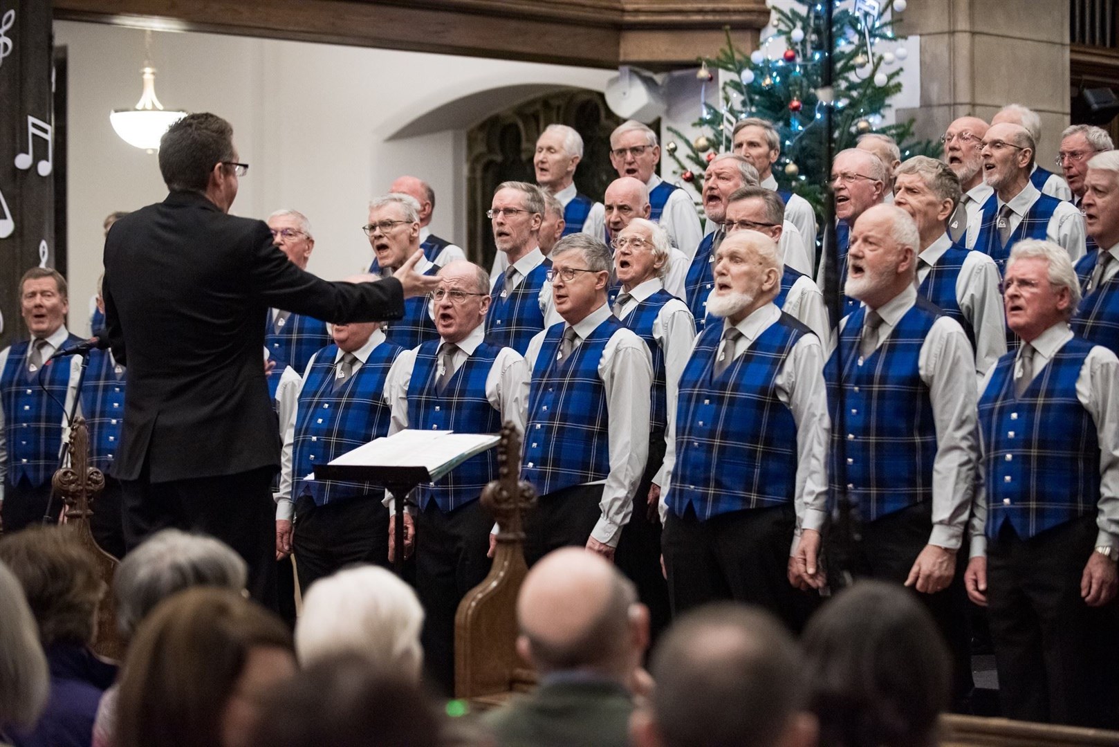 Westerton Male Voice Choir in action. Picture: gary@garybrownphotography.co.uk