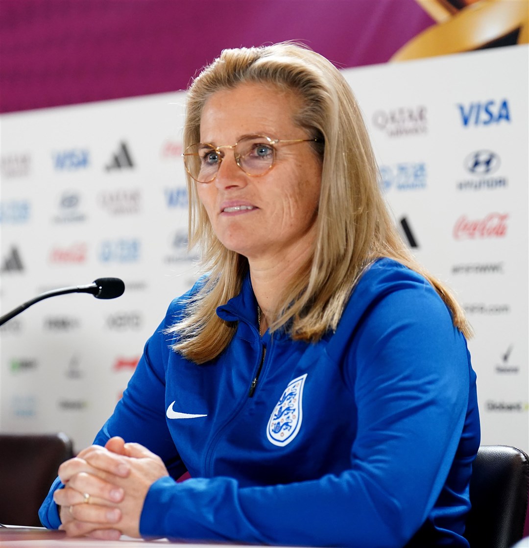 England manager Sarina Wiegman hailed the support of fans (Zac Goodwin/PA)