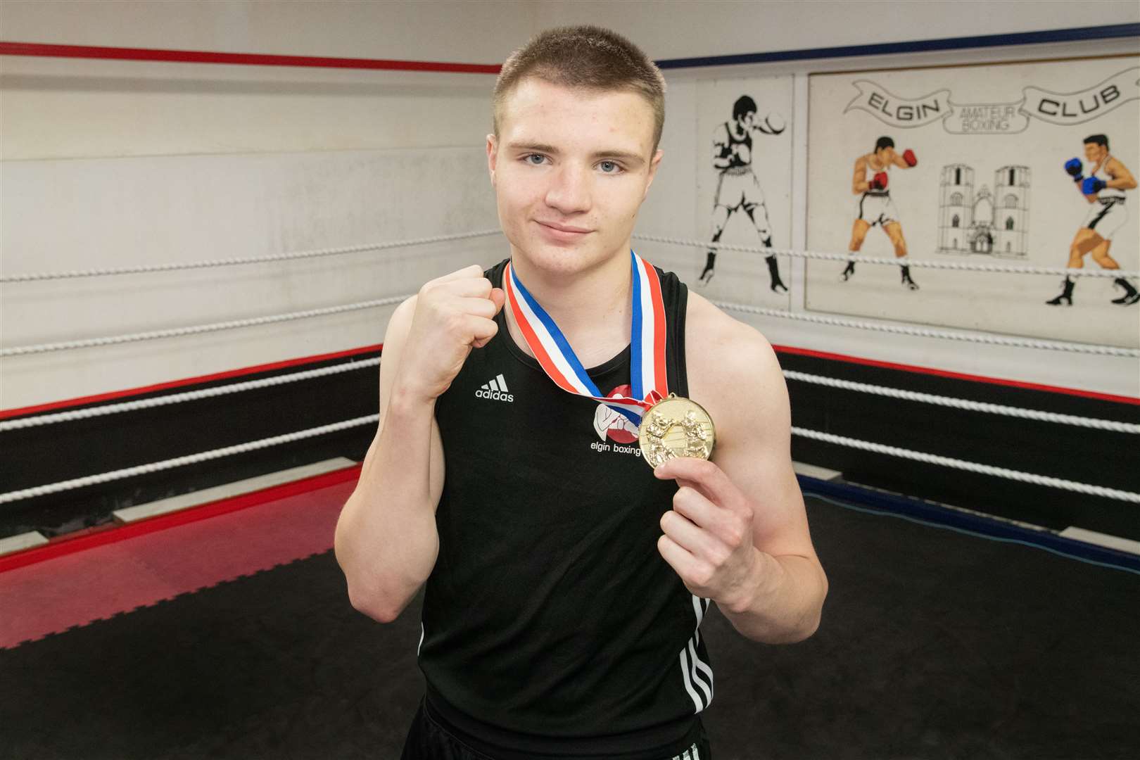 Rothes teenager Corey Rizza has also won Scottish titles at junior and youth level. Picture: Daniel Forsyth..