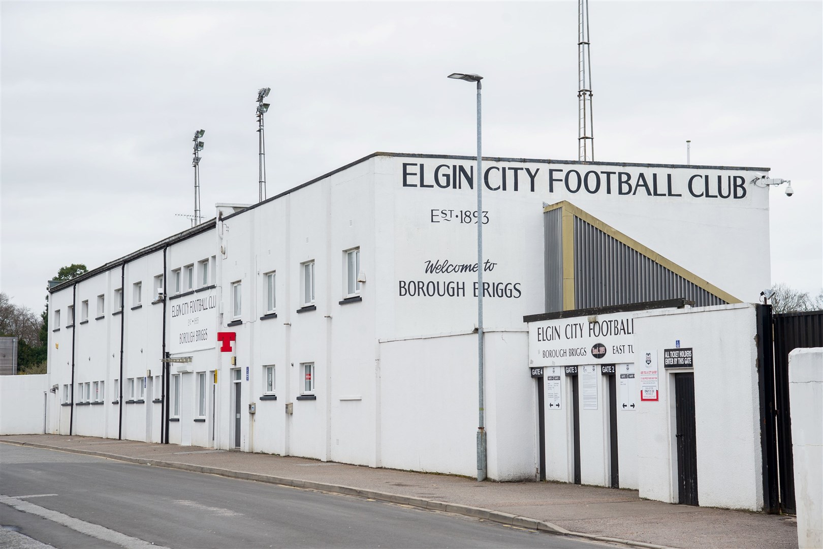 Borough Briggs – home of Scottish League Two club Elgin City FC for the last 100 years. Picture: Daniel Forsyth