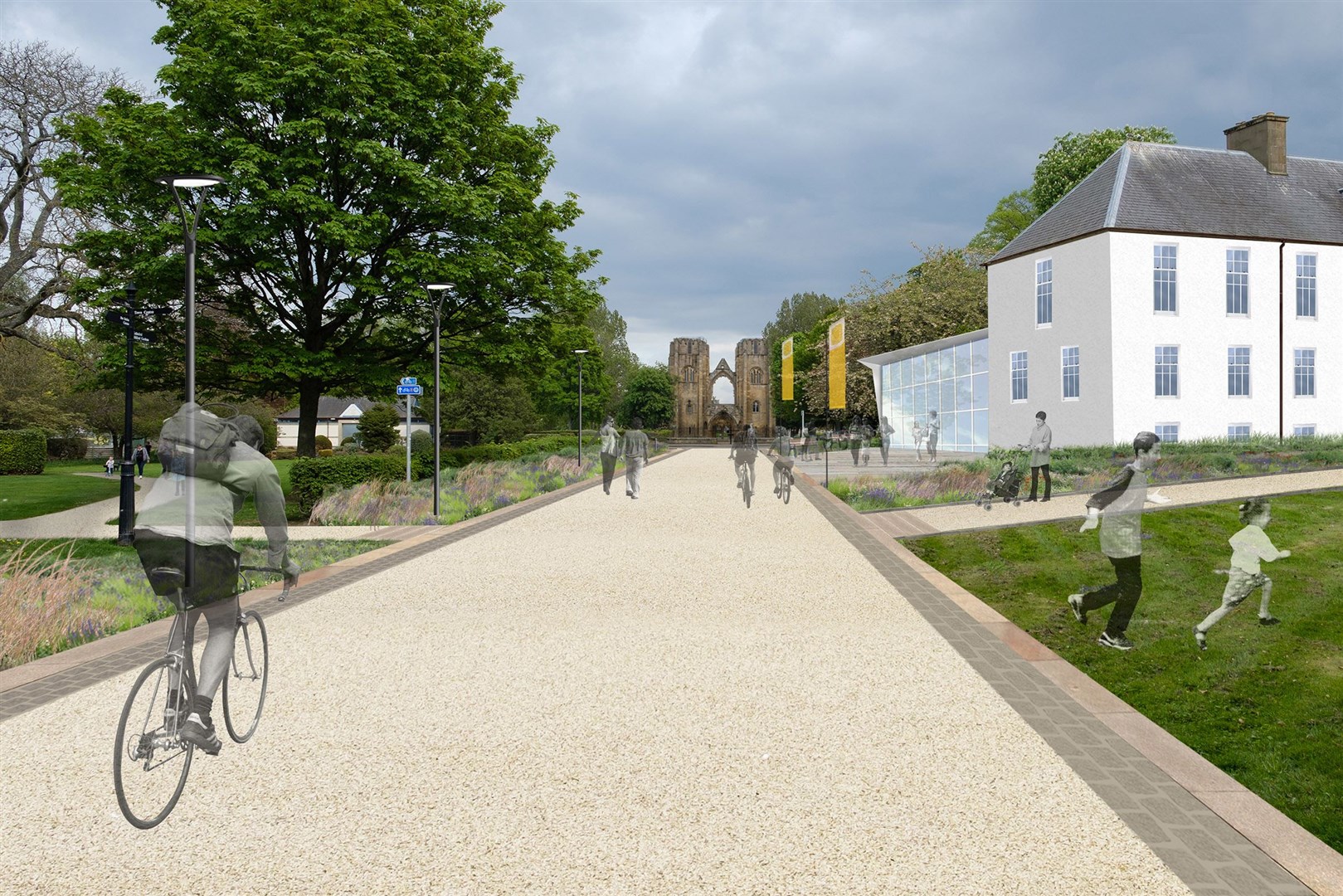 An artist's impression of how Grant Lodge will look after the redevelopment.