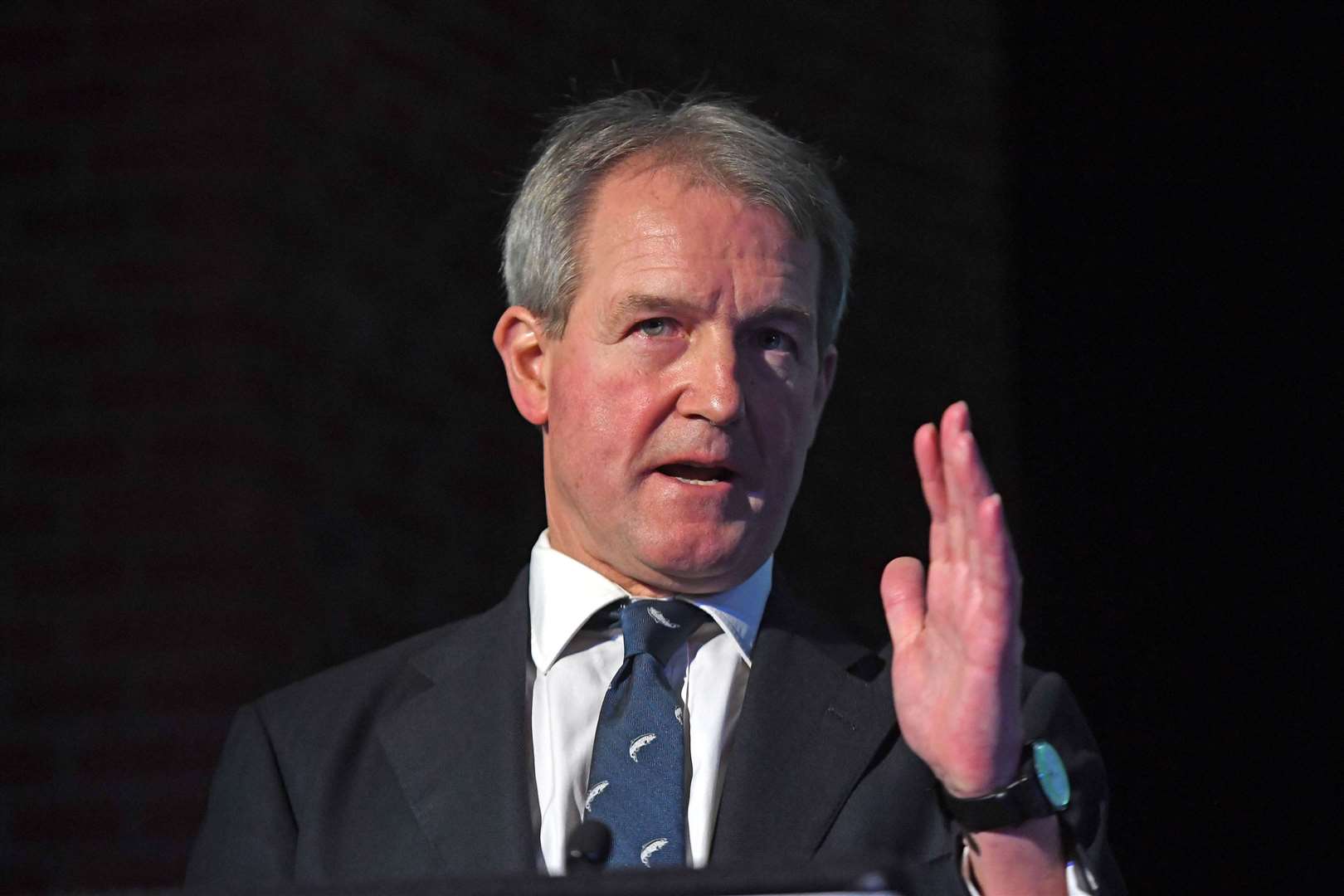 Owen Paterson, who resigned as the MP for North Shropshire (Victoria Jones/PA)